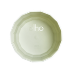 facet rond 17cm theegroen